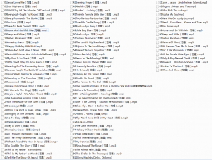 英文儿歌大全 共100首MP3打包