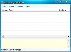 Windows Layout Manager